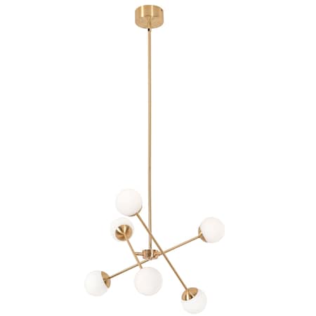 Afx Pearl 24'' LED Pendant - Satin Brass PRLP24L30D1SB